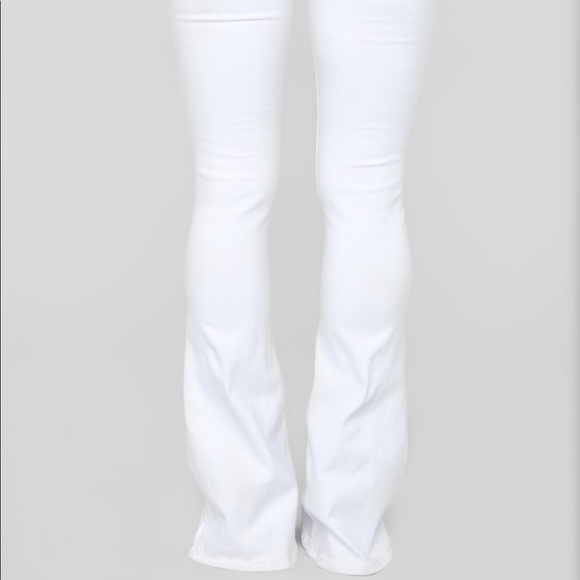 White Flare Jeans - Picture 5 of 8